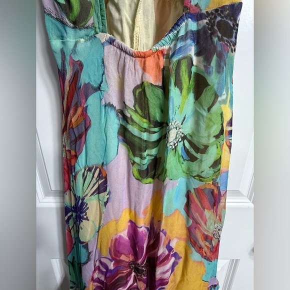 Anthropologie MAEVE Floral Halter Lined Midi Dress Size Small - Picture 10 of 13